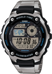 Casio AE-2100WD-1A Takvimli 47.7 mm Çelik Kordon Analog Kol Saati
