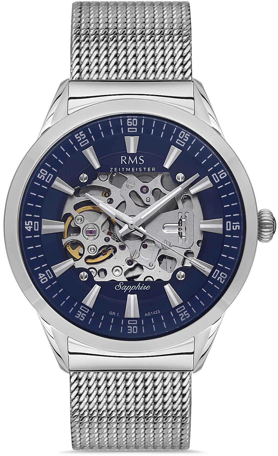 Romanson GR.1.AG1423.03 42 mm Çelik Kordon Analog Kol Saati