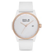 Daniel Klein DK.1.12715.1 Takvimli Beyaz Silikon Kordon Analog Kol Saati