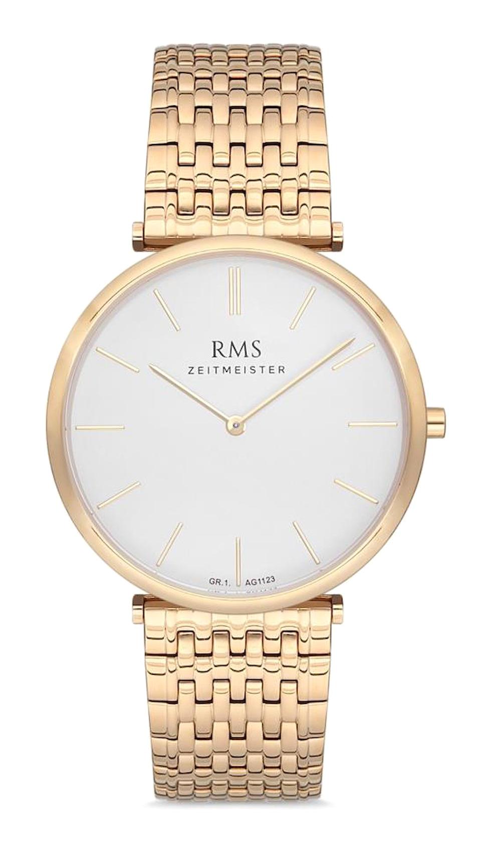 Grand Romanson GR.1.AG1123.07 40 mm Altın Çelik Kordon Analog Erkek Kol Saati