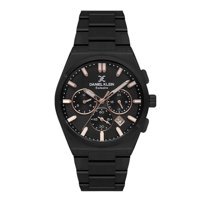 Daniel Klein DKE.1.10674.8 Takvimli 44 mm Siyah Çelik Kordon Analog Erkek Kol Saati