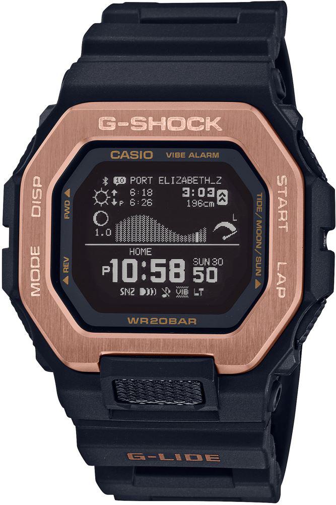 Casio GBX-100NS-4DR Takvimli 46-50 mm Siyah Plastik Kordon Analog Erkek Kol Saati