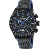 Festina F20359/3 Takvimli 44 mm Siyah Deri Kordon Analog Erkek Kol Saati