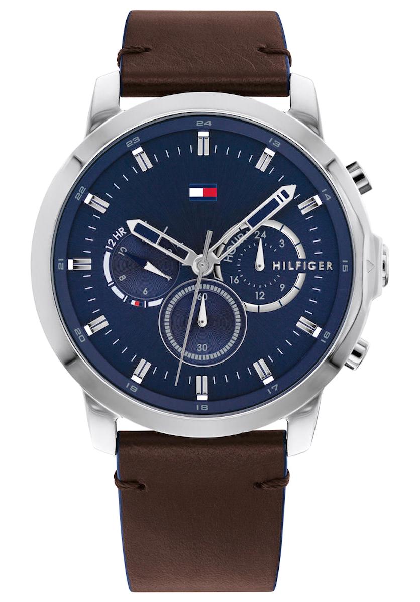 Tommy Hilfiger TH1791797 Takvimli 46 mm Kahverengi Deri Kordon Analog Erkek Kol Saati