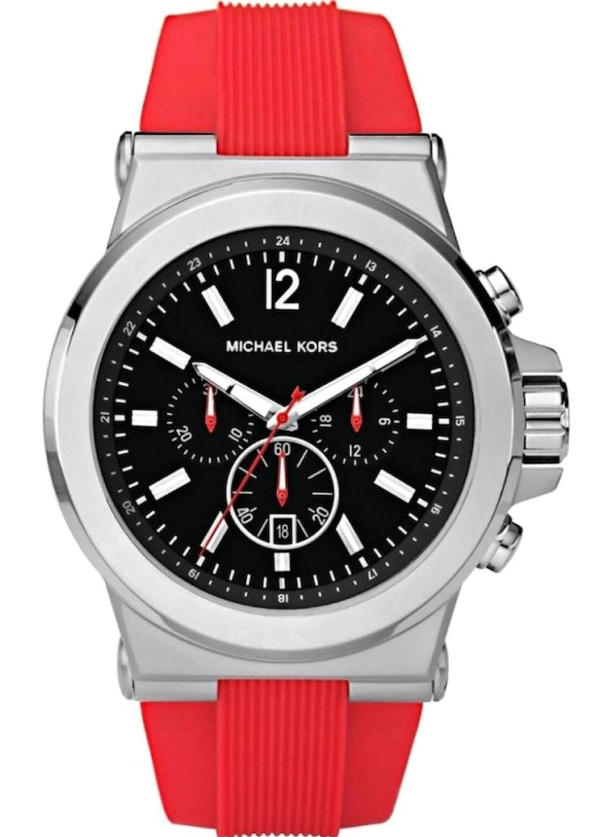 Michael Kors MK8169 Takvimli 42 mm Kırmızı Çelik Kordon Analog Erkek Kol Saati
