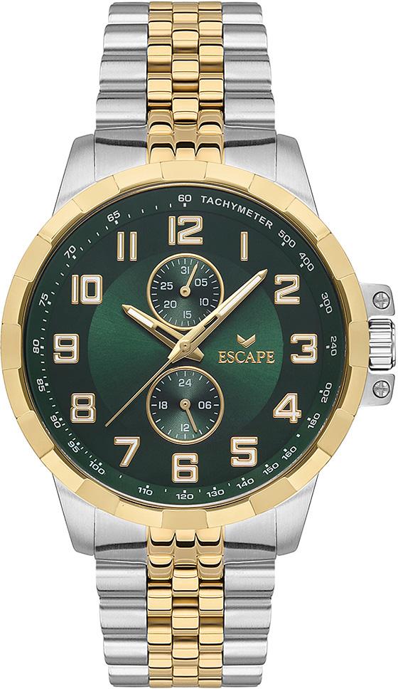 Escape ESCP102401 45 mm Altın-Çelik Kordon Analog Erkek Kol Saati