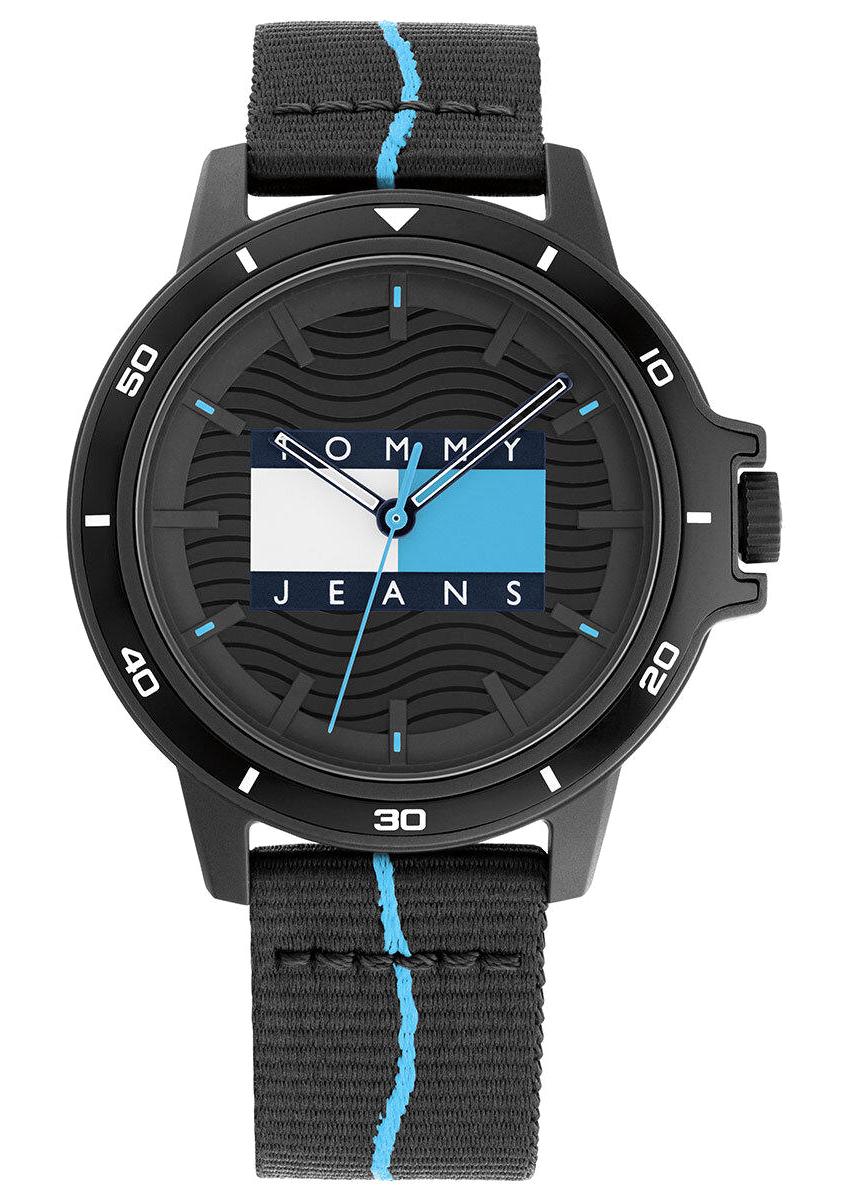Tommy Hilfiger TH1791999 42 mm Siyah Naylon Kordon Analog Erkek Kol Saati