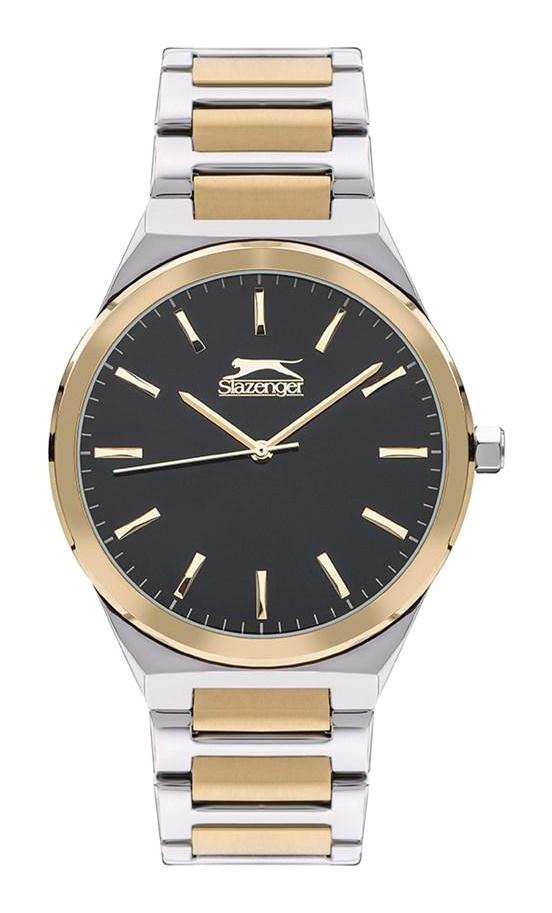 Slazenger SL.09.2081.1.04 Takvimli 44 mm Altın-Çelik Kordon Analog Kol Saati