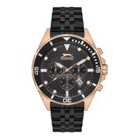 Slazenger SL.09.2130.2.03 Takvimli 45 mm Siyah Çelik Kordon Analog Erkek Kol Saati