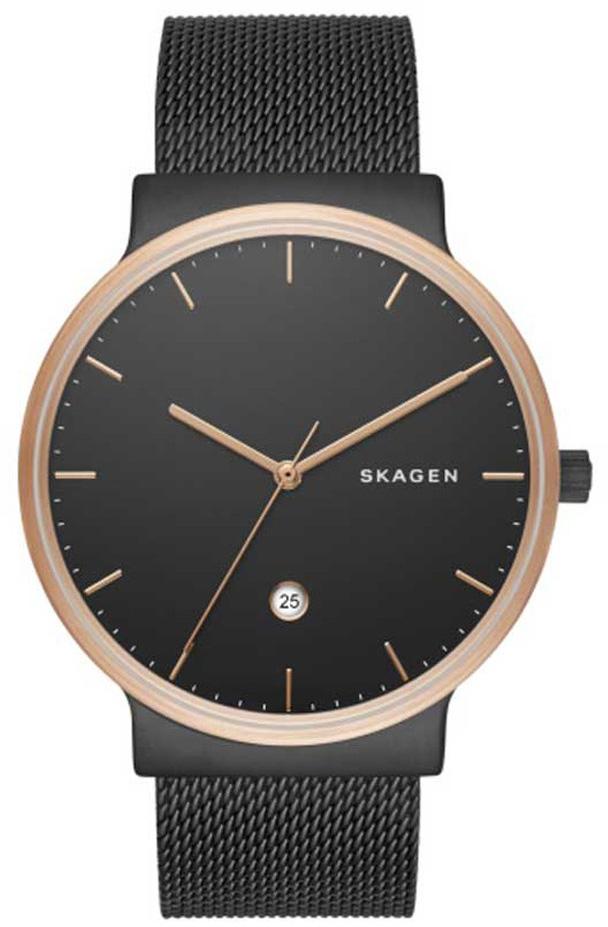Skagen SKW6296 Takvimli 40 mm Siyah Metal Kordon Analog Kol Saati