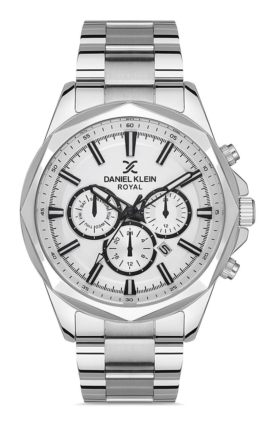 Daniel Klein DKE.1.10377.1 Takvimli 42 mm Çelik Kordon Analog Kol Saati