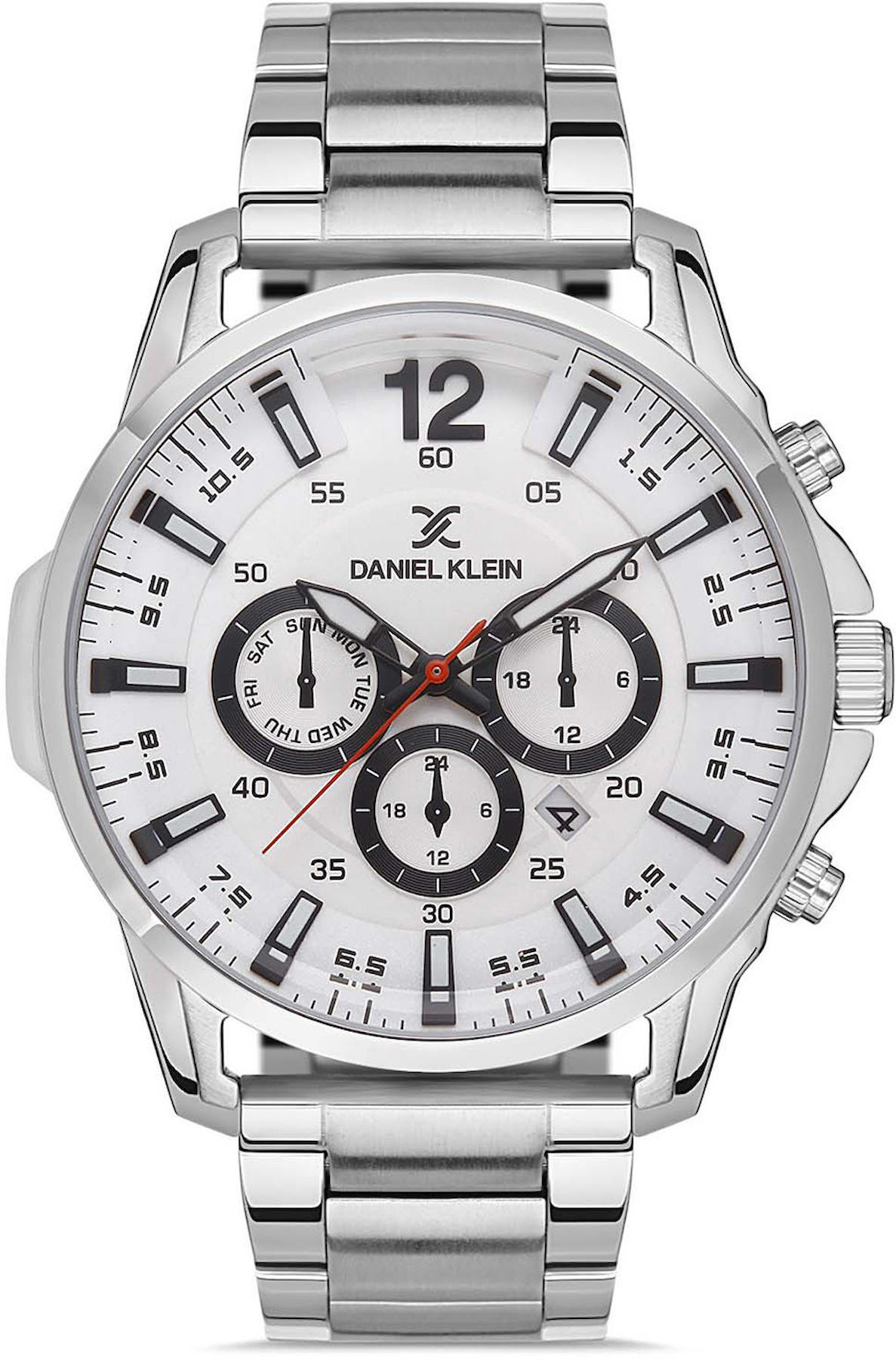 Daniel Klein DKE.1.10174.6 Takvimli 44 mm Çelik Kordon Analog Kol Saati