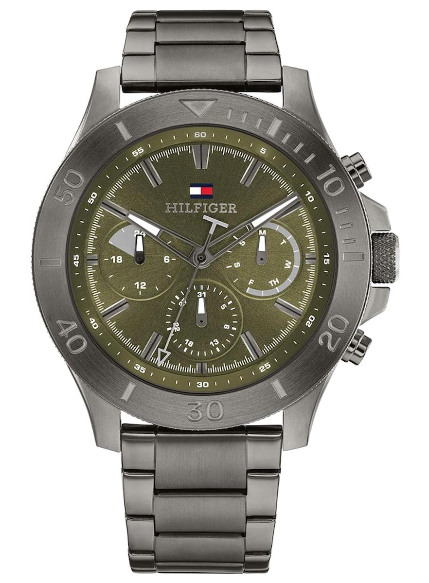 Tommy Hilfiger TH1792115 44 mm Füme Çelik Kordon Analog Erkek Kol Saati