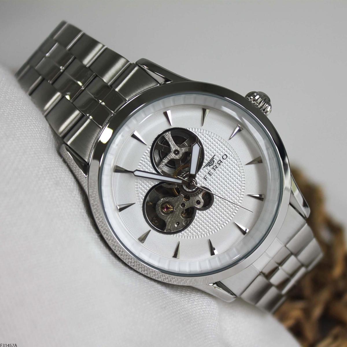 Ferro FM31457A 42 mm Çelik Kordon Analog Erkek Kol Saati