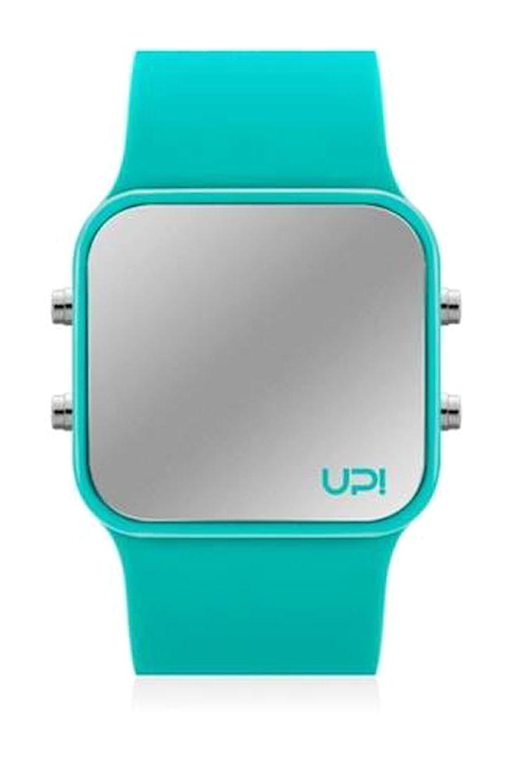 Upwatch Upgrade Go Takvimli 42 mm Yeşil Silikon Kordon Dijital Kol Saati