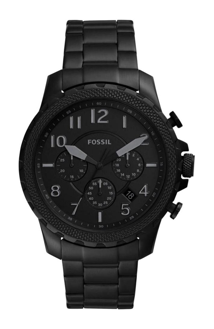 Fossil FS5603 Takvimli 44 mm Siyah Metal Kordon Analog Erkek Kol Saati