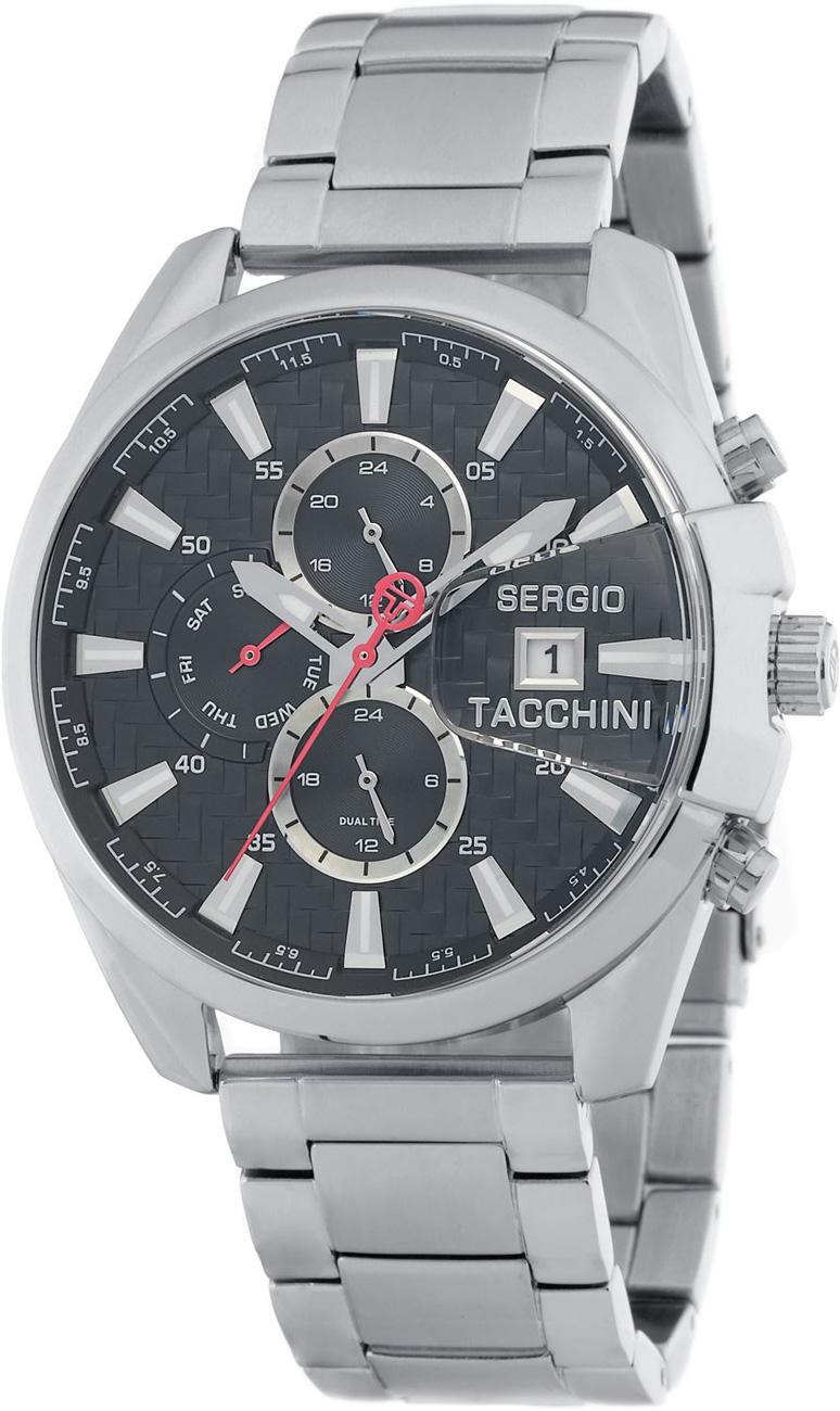 Sergio Tacchini ST.1.10050.1 Takvimli 43 mm Çelik Kordon Analog Kol Saati