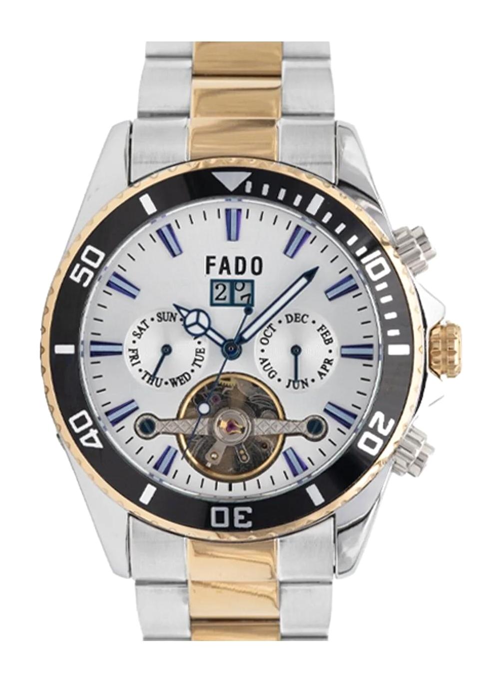 Q&Q RH 0012 Takvimli Altın-Metal Kordon Analog Kol Saati