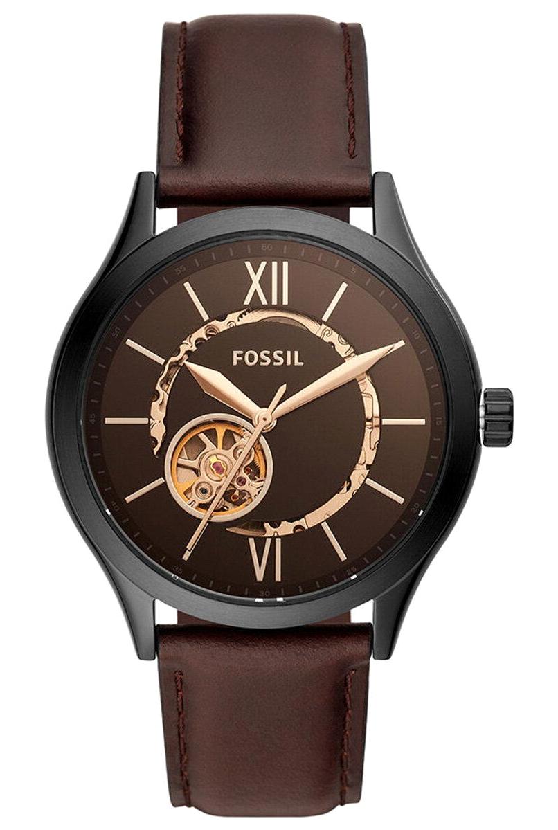 Fossil FBQ2651 44 mm Kahverengi Deri Kordon Analog Erkek Kol Saati
