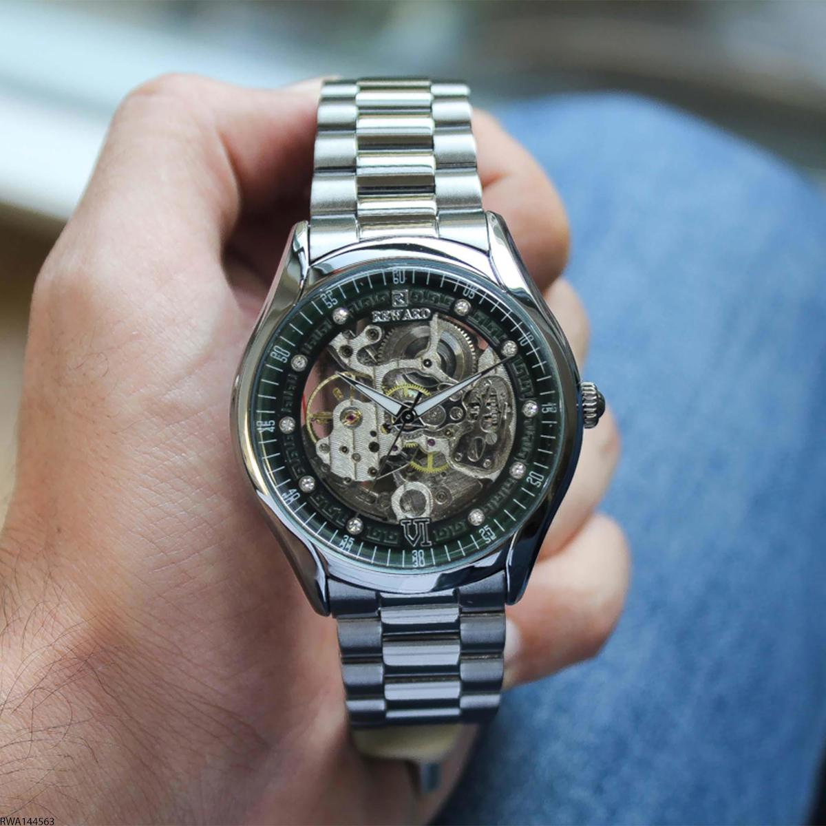 Reward RWA144563 45 mm Çelik Kordon Analog Erkek Kol Saati