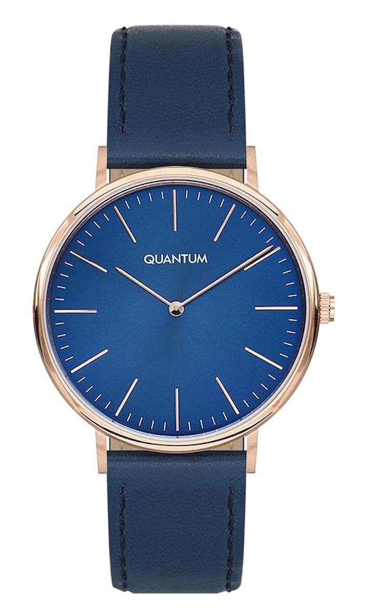 Quantum LFL566.499 41 mm Gri Deri Kordon Analog Erkek Kol Saati