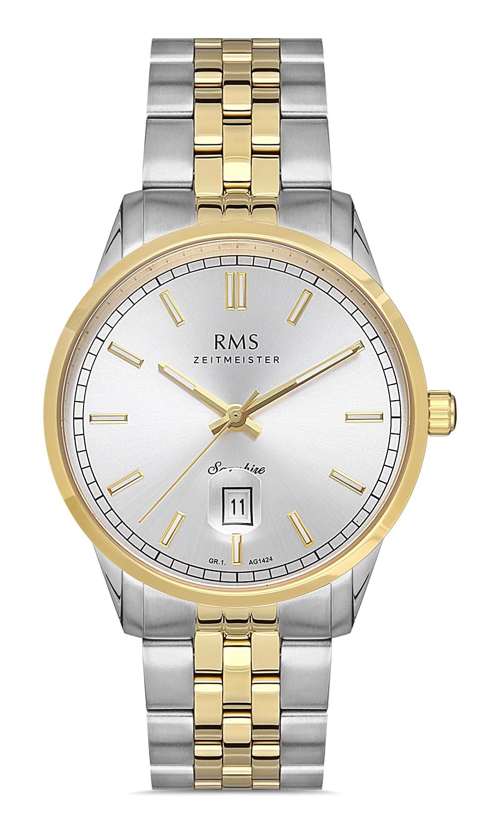 Romanson GR.1.AG1424.10 Takvimli 41 mm Çelik Kordon Analog Erkek Kol Saati