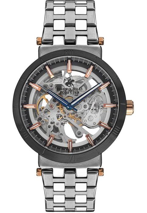 Beverly Hills Polo Club BP3133 Takvimli 44 mm Çelik Kordon Analog Kol Saati