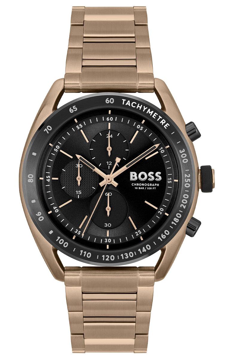 Boss Watches HB1514027 Takvimli 44 mm Kahverengi Çelik Kordon Analog Erkek Kol Saati