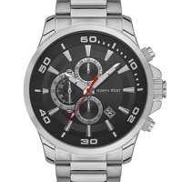 Northwest NW-2104-A Takvimli 45 mm Çelik Kordon Analog Erkek Kol Saati