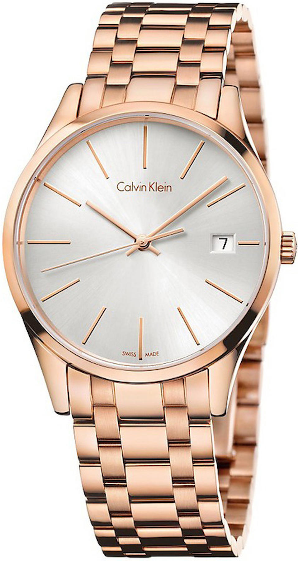 Calvin Klein K4N23646 Takvimli 36 mm Rose Gold Çelik Kordon Analog Kol Saati