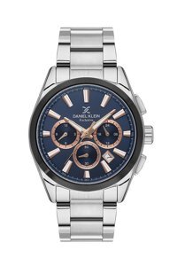 Daniel Klein DK.1.13808-2 Takvimli Çelik Kordon Analog Erkek Kol Saati