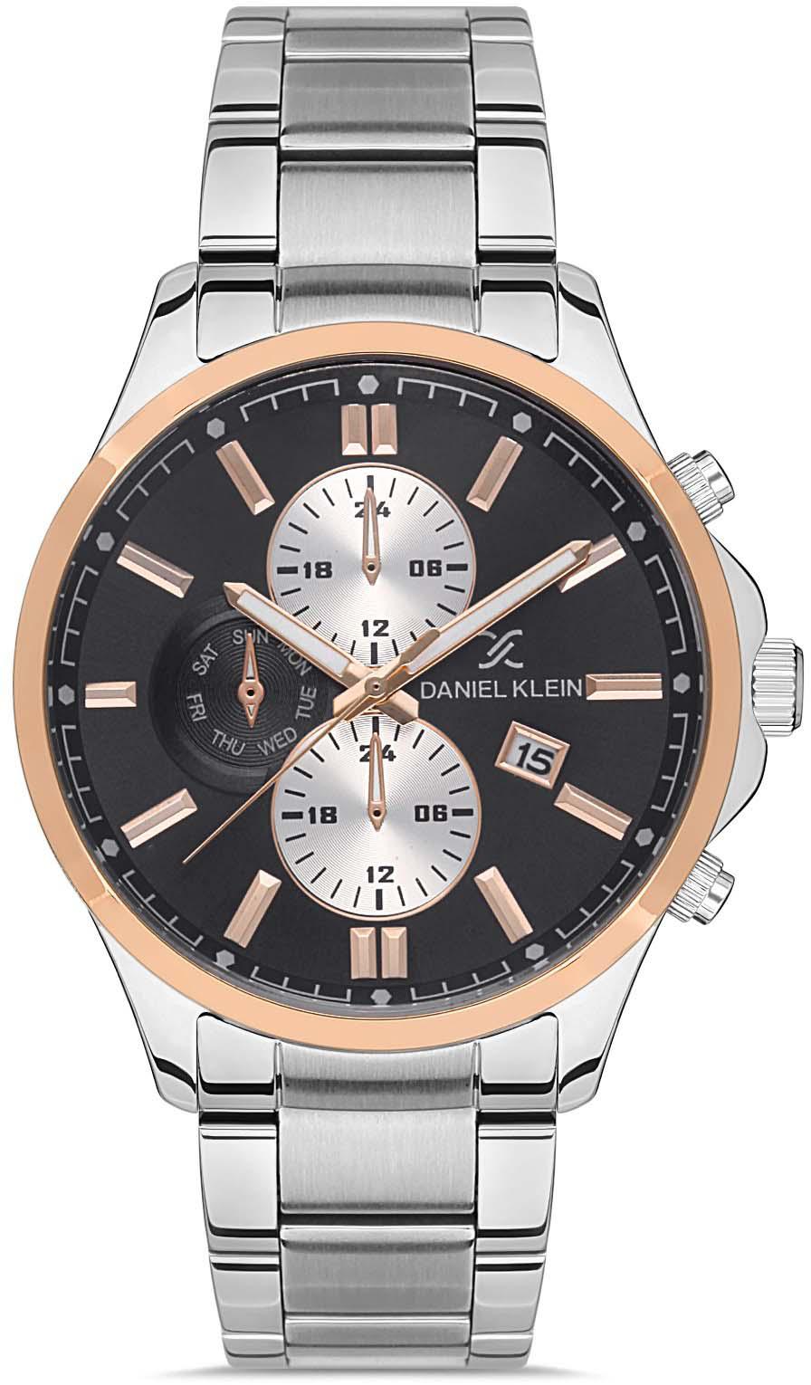 Daniel Klein DK.1.10123.6 Takvimli 42 mm Metal Kordon Analog Erkek Kol Saati
