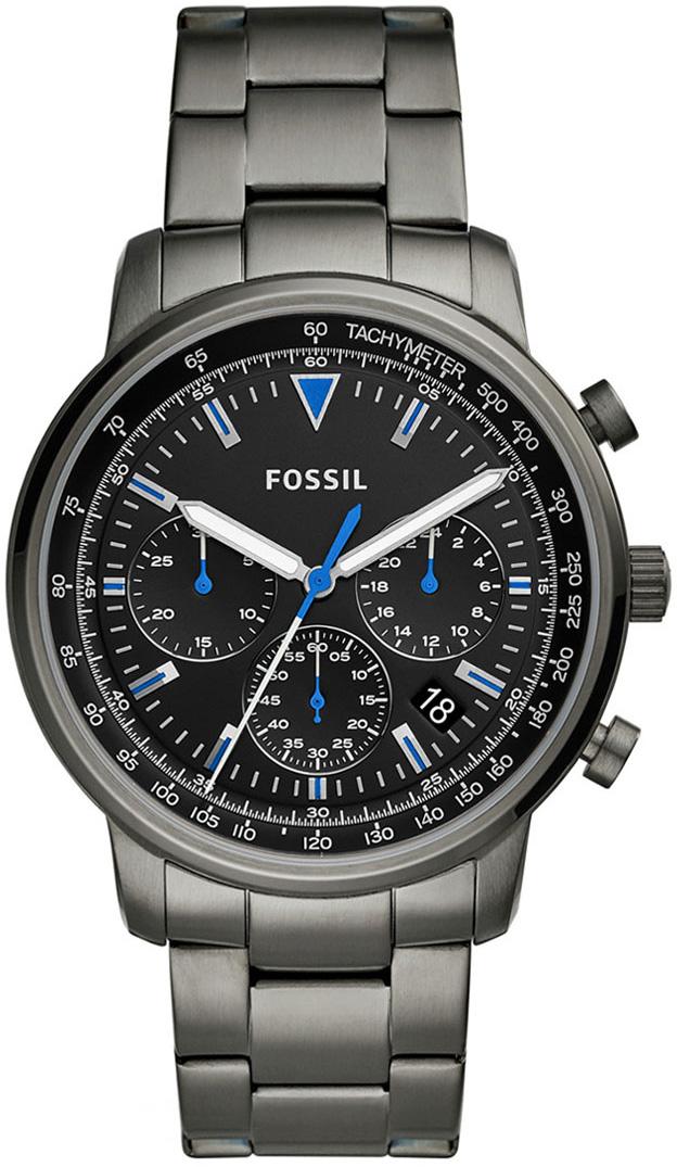 Fossil FS5518 Takvimli 36-40 mm Antrasit Metal Kordon Analog Erkek Kol Saati