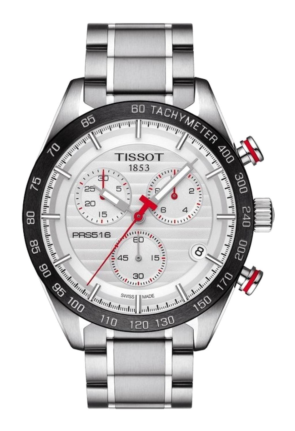 Tissot T1004171103100 Takvimli 44 mm Çelik Kordon Analog Erkek Kol Saati