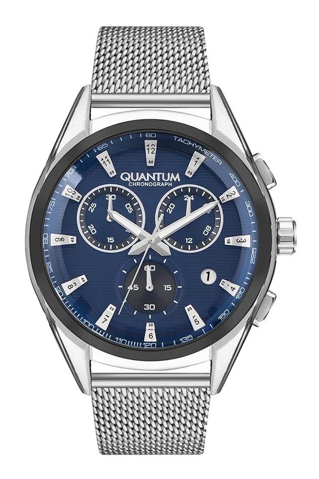 Quantum PWG923.390 Takvimli 45 mm Çelik Kordon Analog Erkek Kol Saati