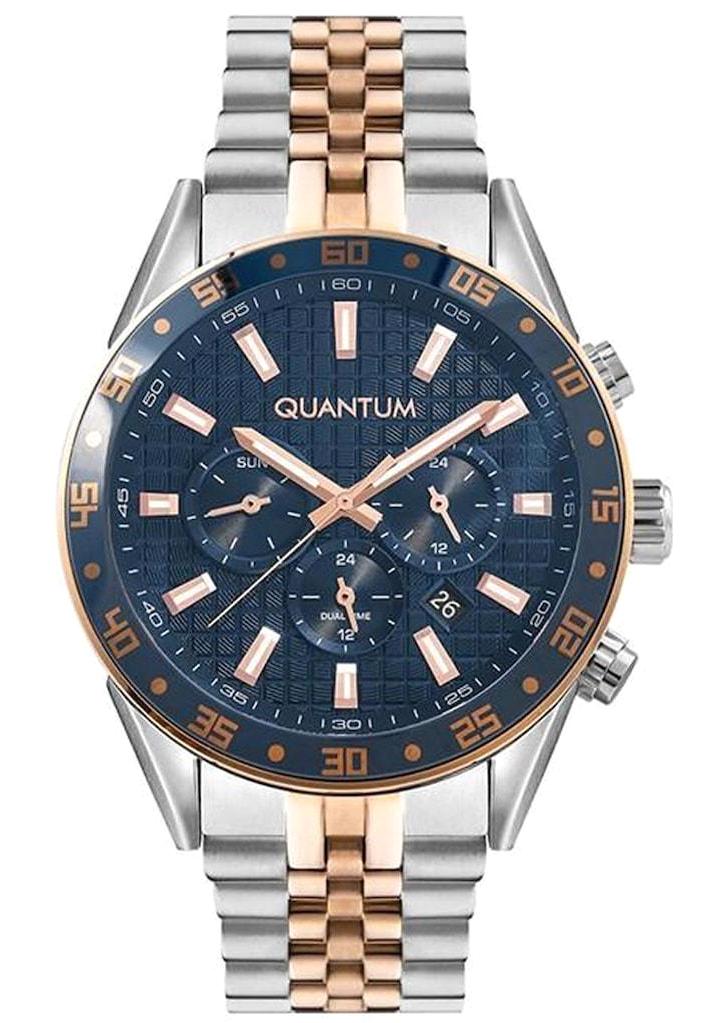 Quantum PWG948.590 Takvimli 45 mm Çelik Kordon Analog Erkek Kol Saati