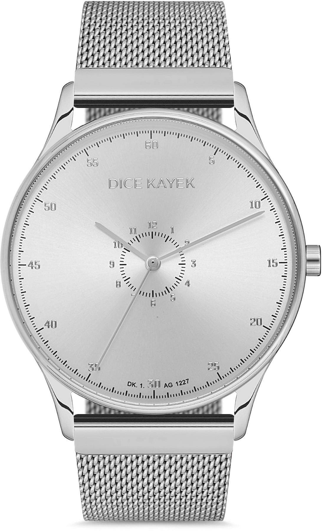 Dice Kayek DK.1.AG1227.01 Takvimli 42 mm Metal Kordon Analog Kol Saati