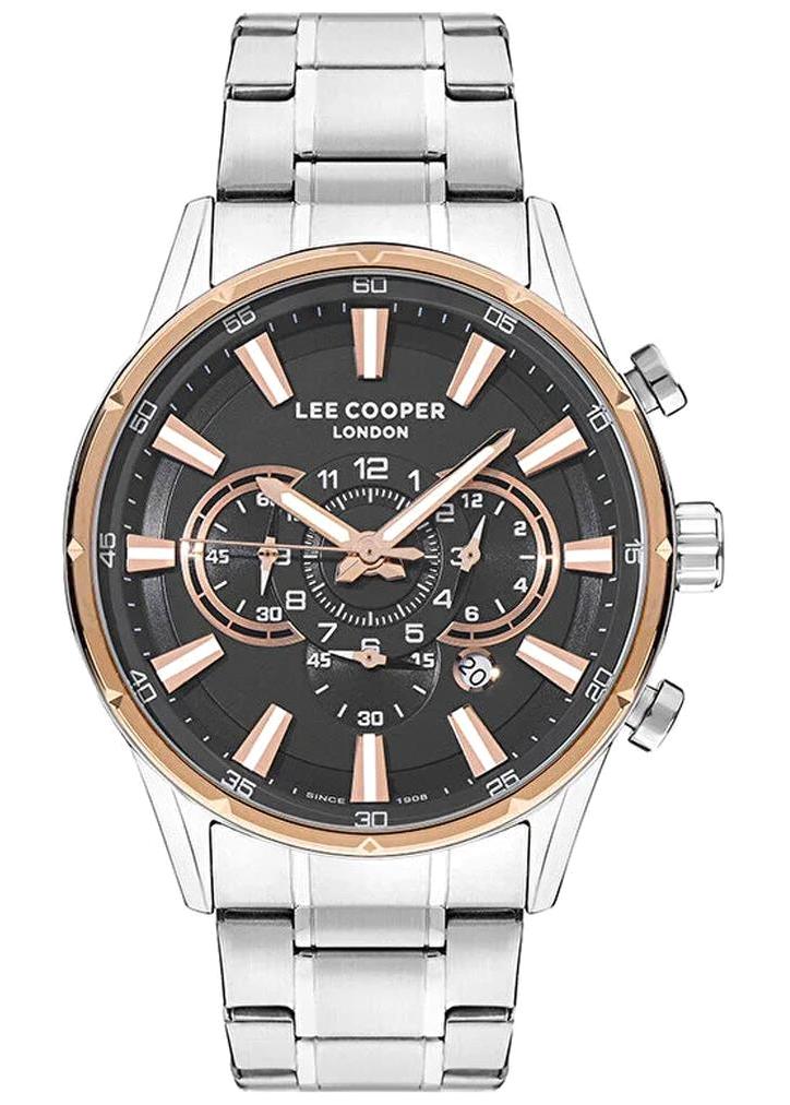 Lee Cooper LC07595.560 Takvimli 44 mm Çelik Kordon Analog Erkek Kol Saati