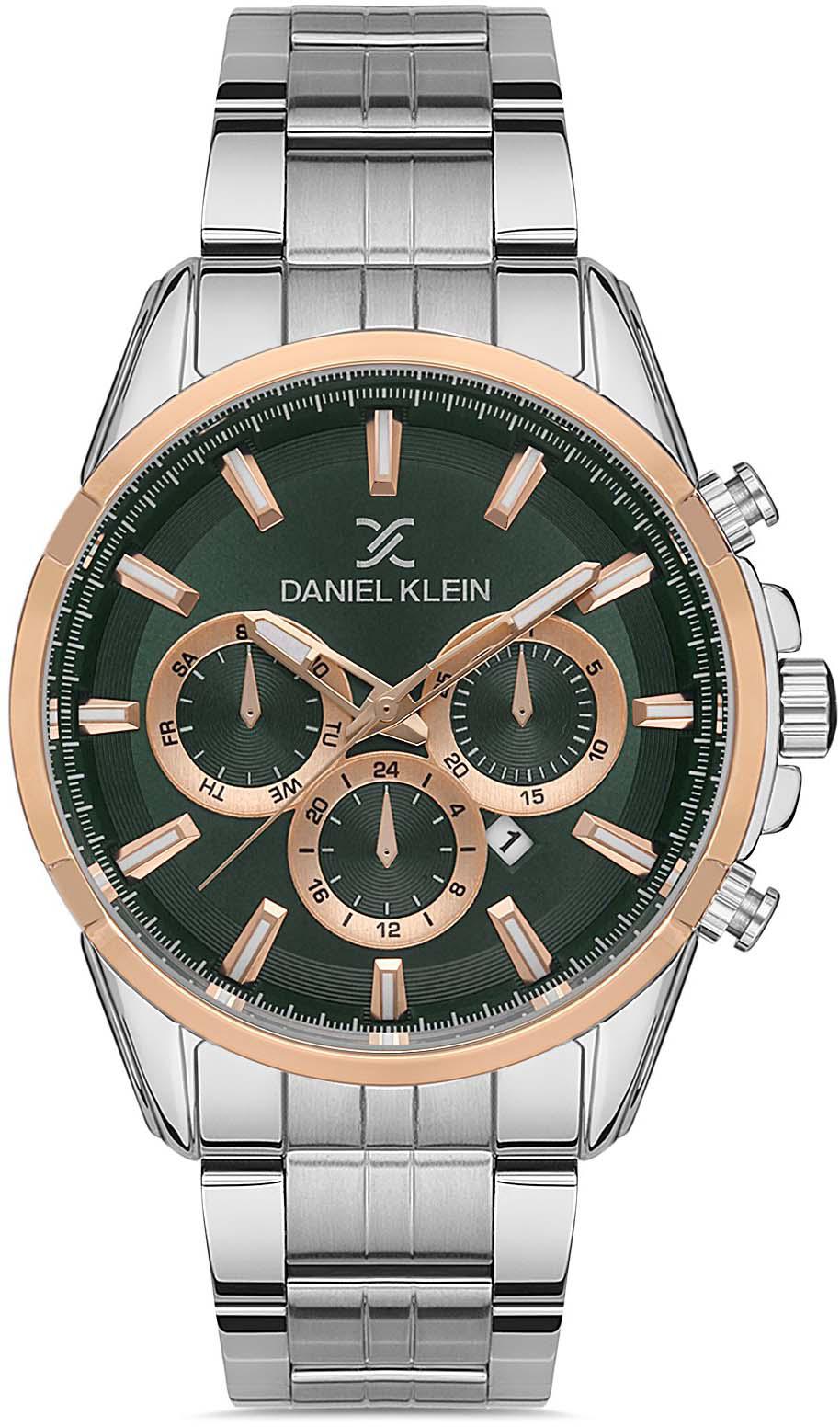 Daniel Klein DK.1.10124.6 Takvimli 44 mm Metal Kordon Analog Erkek Kol Saati