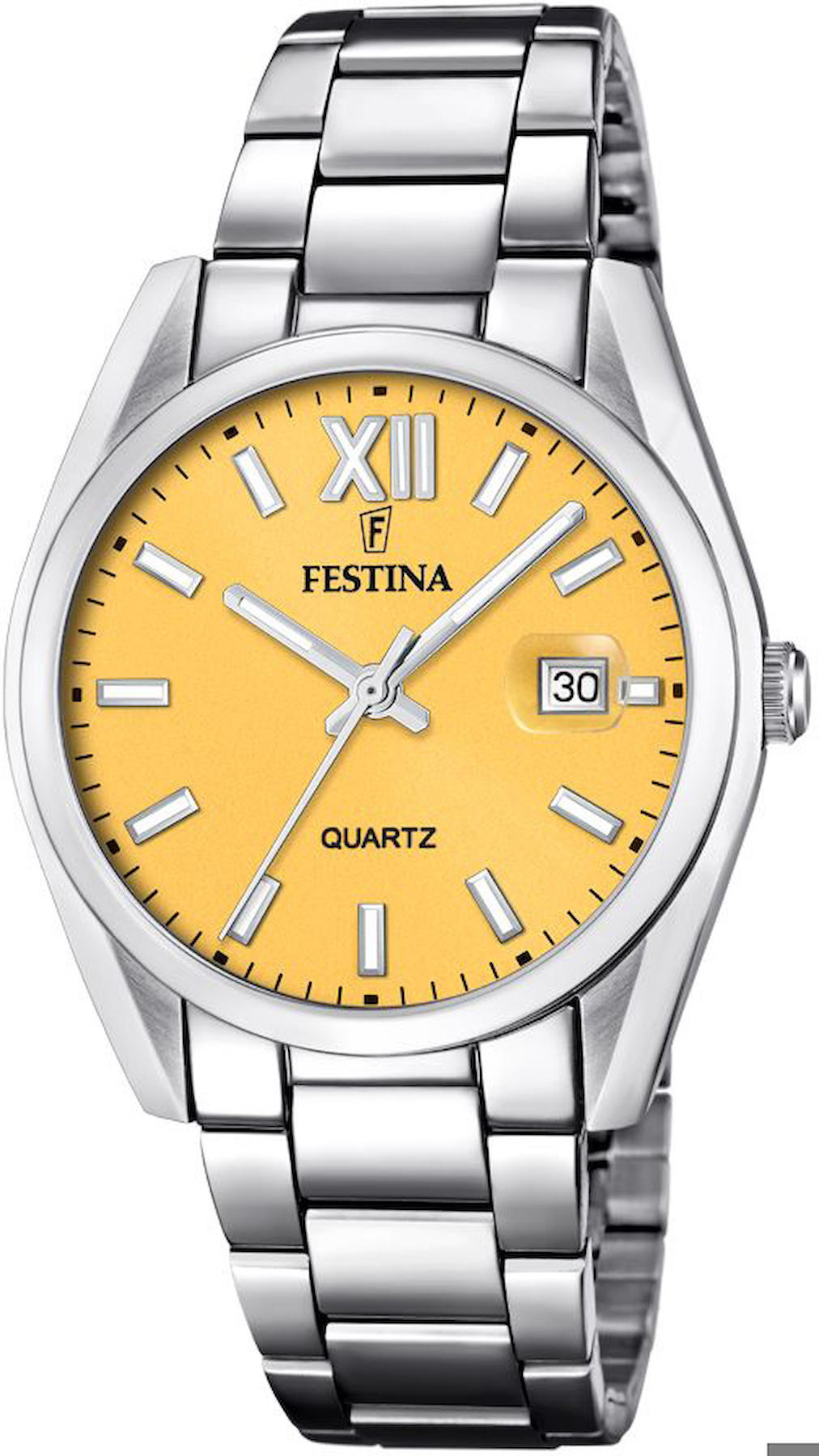 Festina F20683-8 Takvimli 40 mm Çelik Kordon Analog Kol Saati