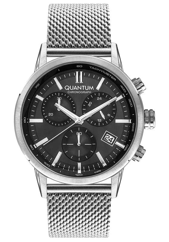 Quantum ADG828.350 Takvimli 45 mm Çelik Kordon Analog Erkek Kol Saati