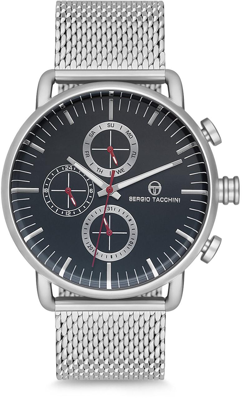 Sergio Tacchini ST.5.141.02 Takvimli Çelik Kordon Analog Kol Saati