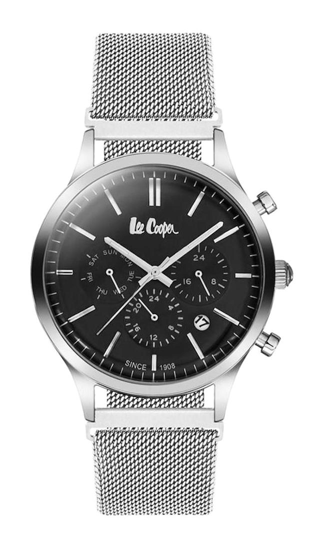 Lee Cooper LC06305.350 Takvimli 44 mm Çelik Kordon Analog Erkek Kol Saati
