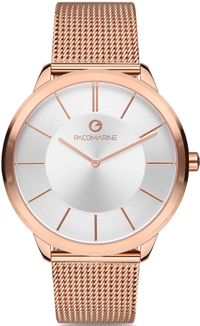 Pacomarine PM.51157.05 42 mm Rose Gold Çelik Kordon Analog Kol Saati
