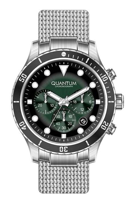Quantum PWG1013.370 Takvimli 44 mm Çelik Kordon Analog Erkek Kol Saati