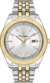 Pierre Cardin 800701F08 Takvimli 44 mm Altın-Çelik Kordon Analog Kol Saati