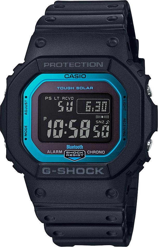 Casio GW-B5600-2D Takvimli 42 mm Lacivert Silikon Kordon Analog Kol Saati