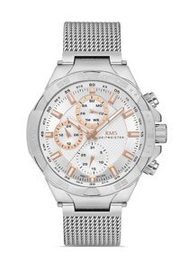 Romanson RMS.1.AG1494.04 Takvimli Metal Kordon Analog Erkek Kol Saati