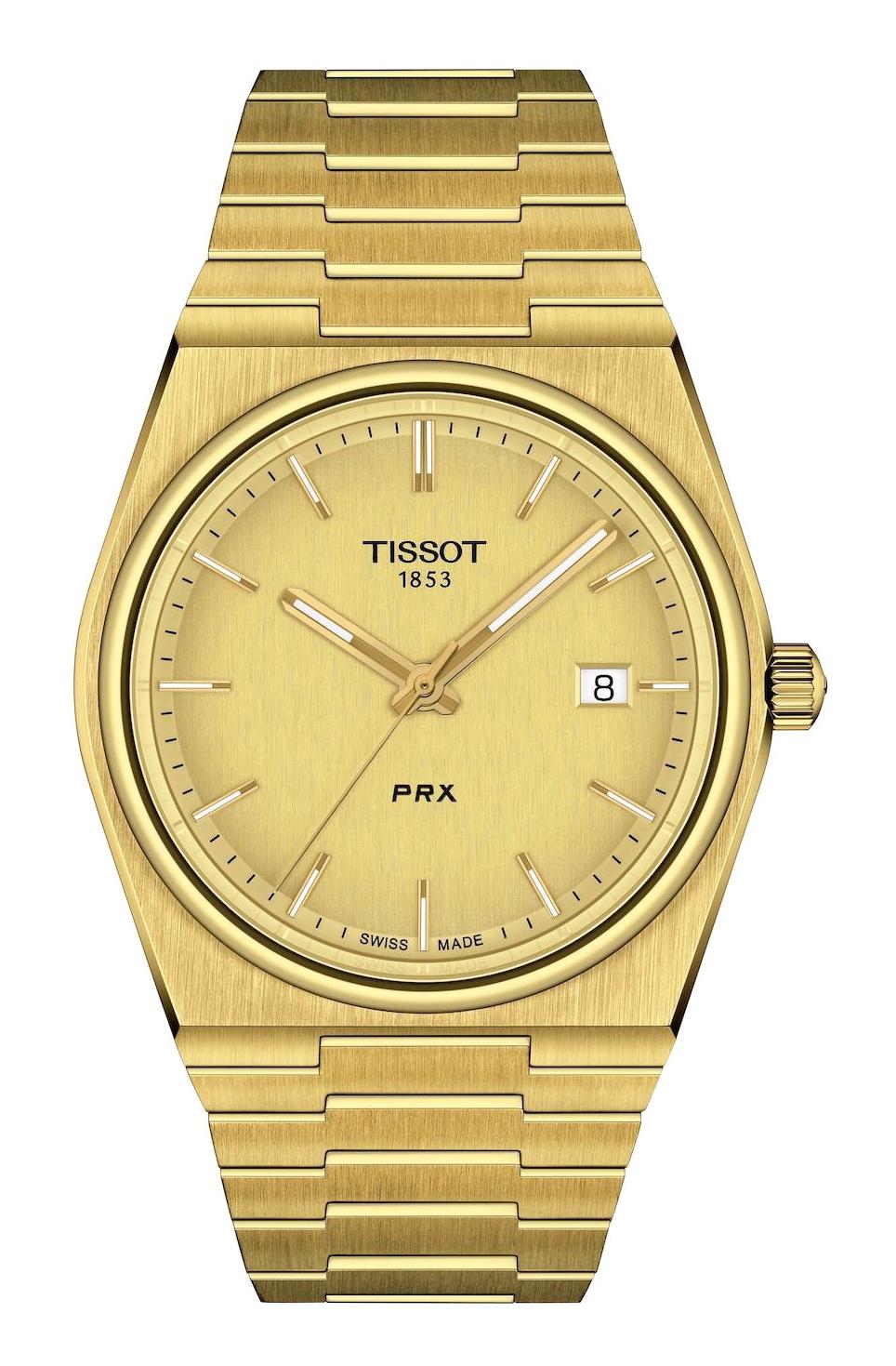 Tissot T1374103302100 Takvimli 44 mm Gri-Sarı Çelik Kordon Analog Erkek Kol Saati