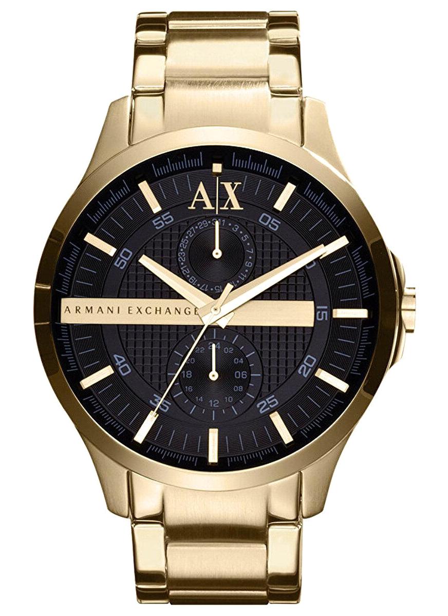 Armani Exchange AX2122 Takvimli 46 mm Altın Çelik Kordon Analog Erkek Kol Saati